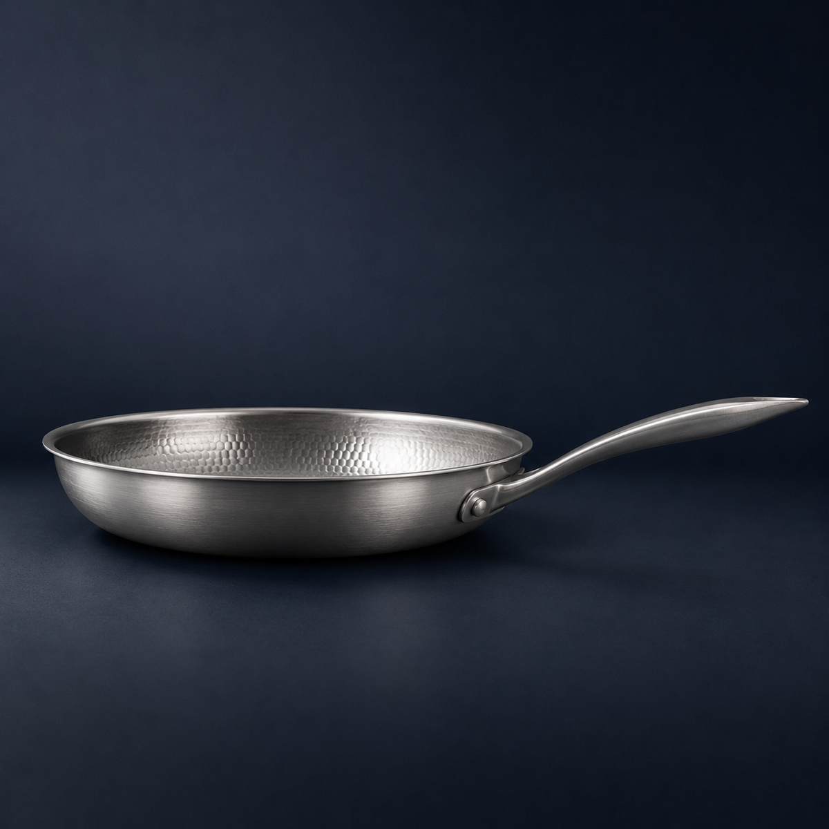 Hammered Titanium Frying Pan