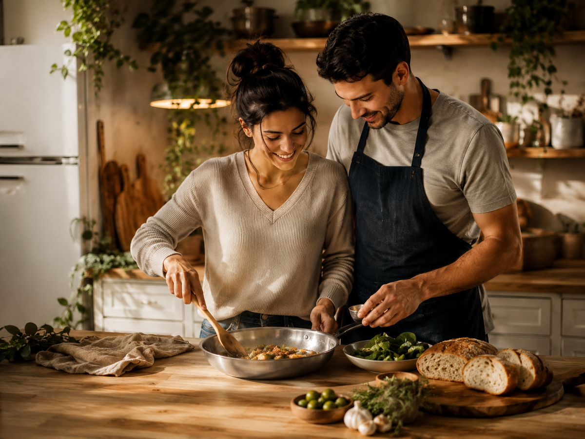 Love is also something you cook together