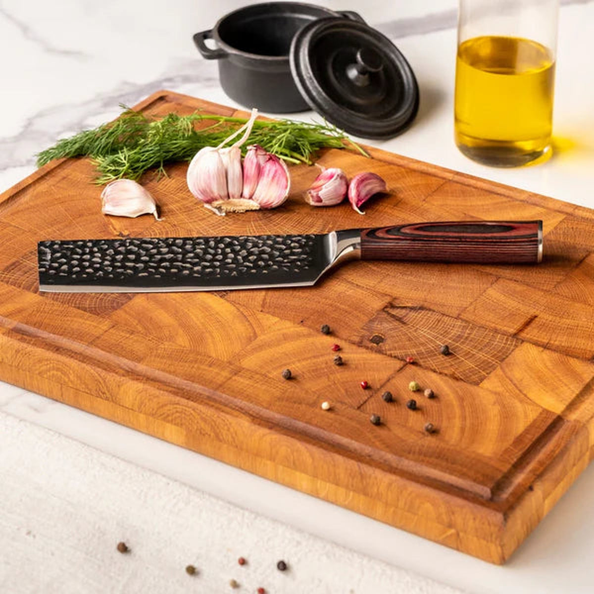 Coffret 3 Couteaux Martelés Tsuchime Maison Ferré® – vue 1